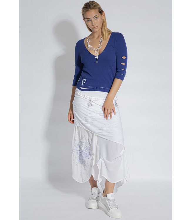 Elisa Cavaletti Skirt Bianco Mare