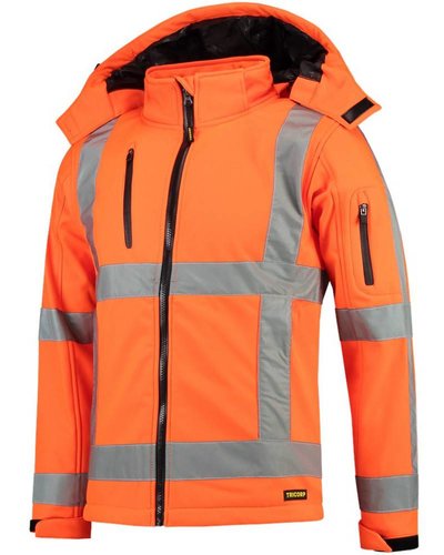 Tricorp TJR3001 Reflecterende Softshell Jas Oranje