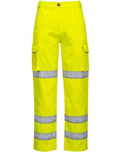 Portwest LW71 Dames Hi-Vis Werkbroek in geel of oranje