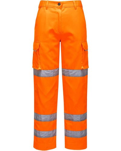 Portwest LW71 Dames Hi-Vis Werkbroek in geel of oranje