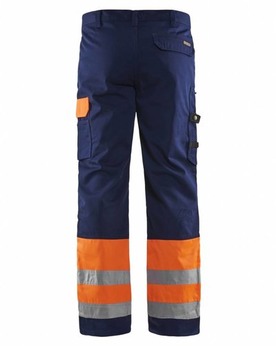 Blaklader Werkbroek met striping en reflectie aan de pijpen