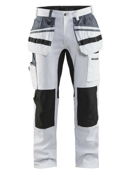 Blaklader 1910 Schildersbroek Wit/Zwart