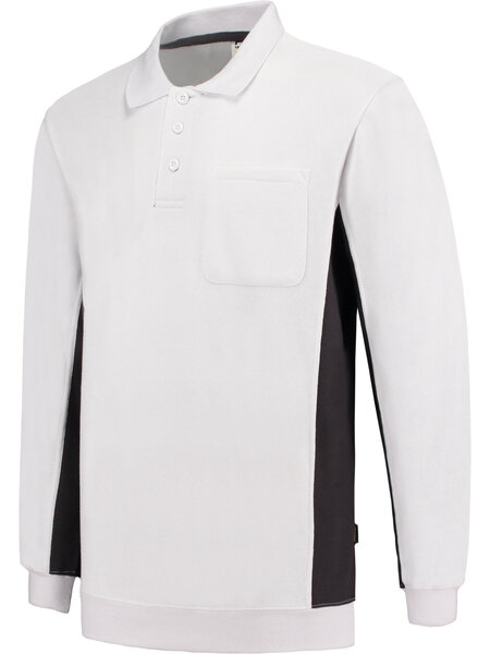 Tricorp TS2000 2-Kleurige Sweater Wit/Grijs