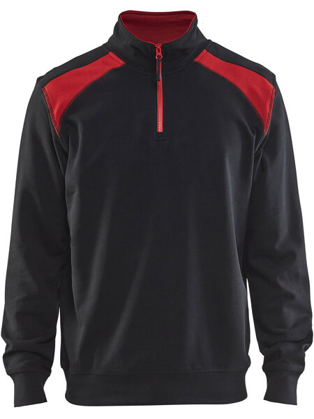 Blaklader 3353 Sweatshirt 2-kleurig met halve rits
