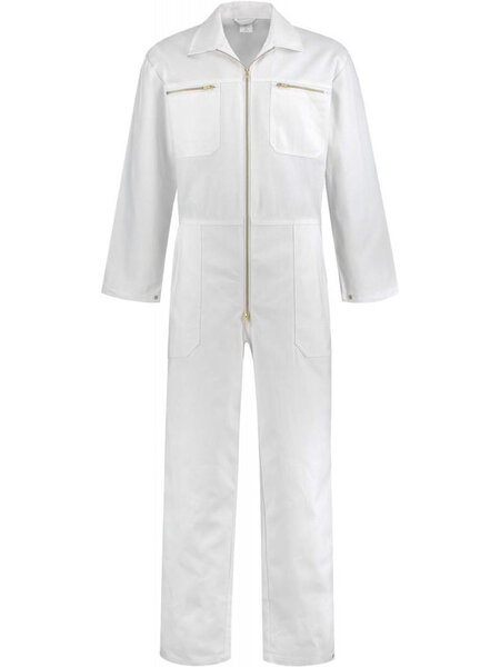 004 Rally Overall 100% katoen Wit