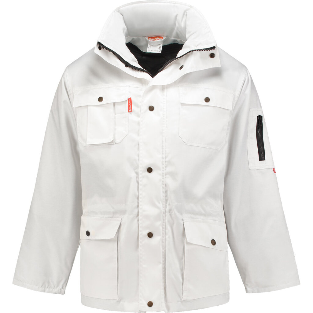 Workman 10.1.2152 Beaver Parka in het wit