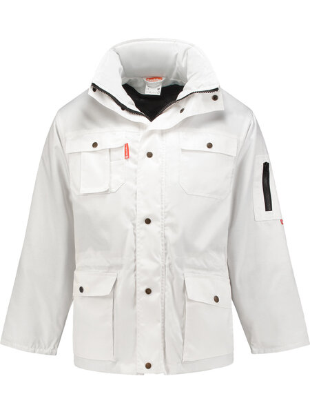Workman Beaver Parka Wit Uitverkoop