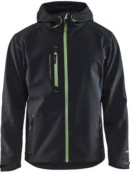 Blaklader Softshell jas 4949 met capuchon
