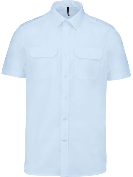 Kariban K503 Pilootoverhemd Heren, Korte Mouw