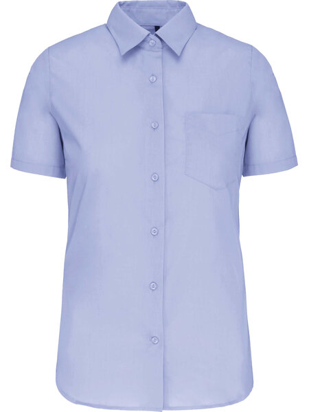 Kariban Dames Blouse Korte Mouw