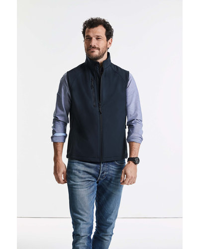 Russell Getailleerde Heren Softshell Bodywarmer