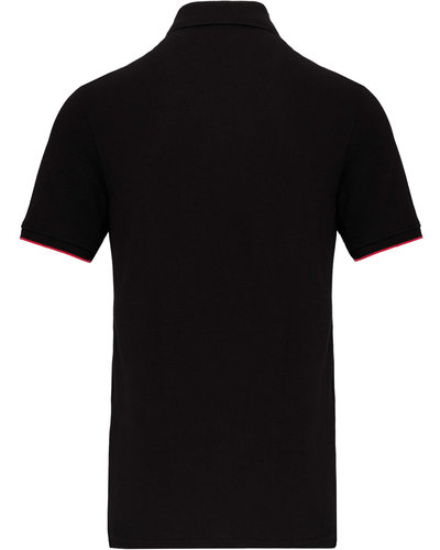 Kariban Contrasterende Polo DayToDay met Korte Mouwen