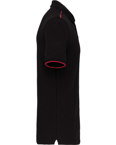 Kariban Contrasterende Polo DayToDay met Korte Mouwen