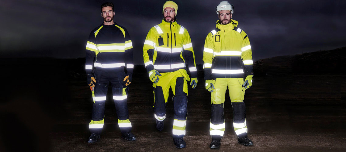 Dames en heren high visibility werkkleding