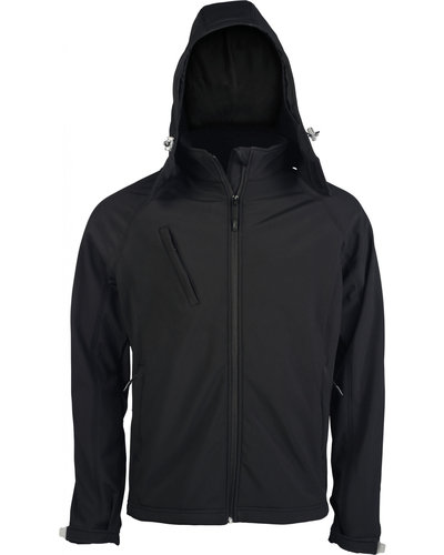 Kariban Heren Softshell jas met capuchon