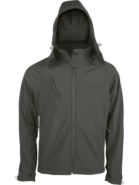 Kariban Heren Softshell Jas met capuchon