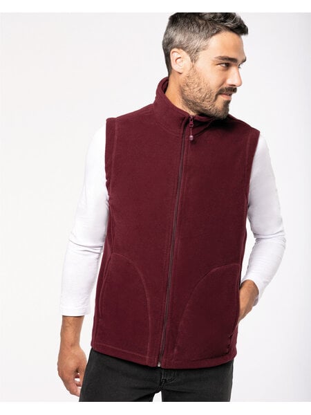Kariban Heren Fleece Bodywarmer in diverse kleuren