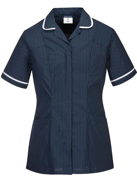 Portwest LW19 Dames Tuniek donkerblauw met witte puntjes