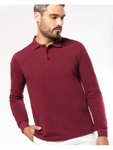 Kariban Heren polo met lange mouwen, 21 kleuren