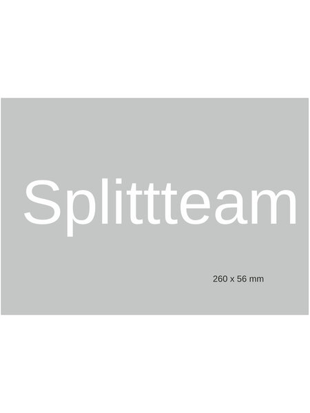 Logo bedrukken Splittteam