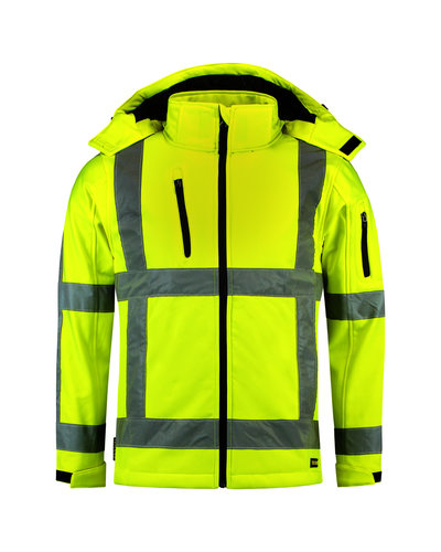 Tricorp TJR3001 Reflecterende Soft Shell Jas geel