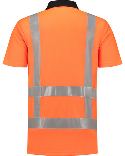 Tricorp Poloshirt RWS met Birdseye en reflecterende striping