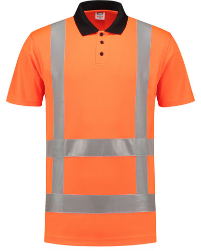 Tricorp Poloshirt RWS met Birdseye en reflecterende striping