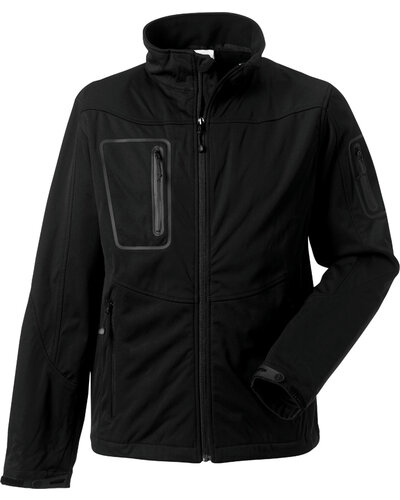 Russell Heren Softshell jas met borstzak