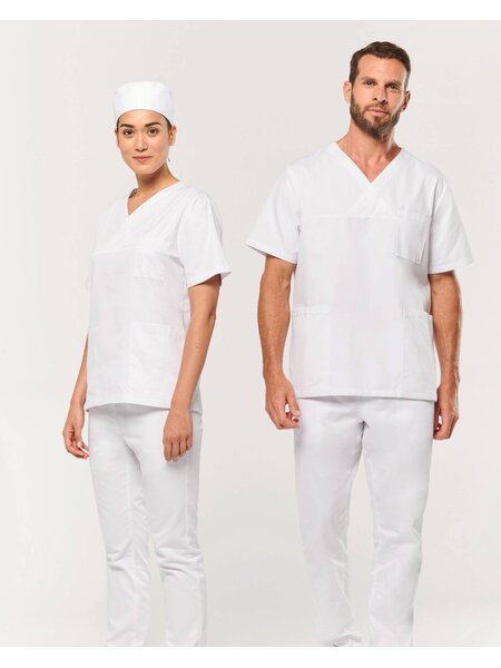 Kariban Polykatoen Tuniek met Korte Mouwen, Unisex