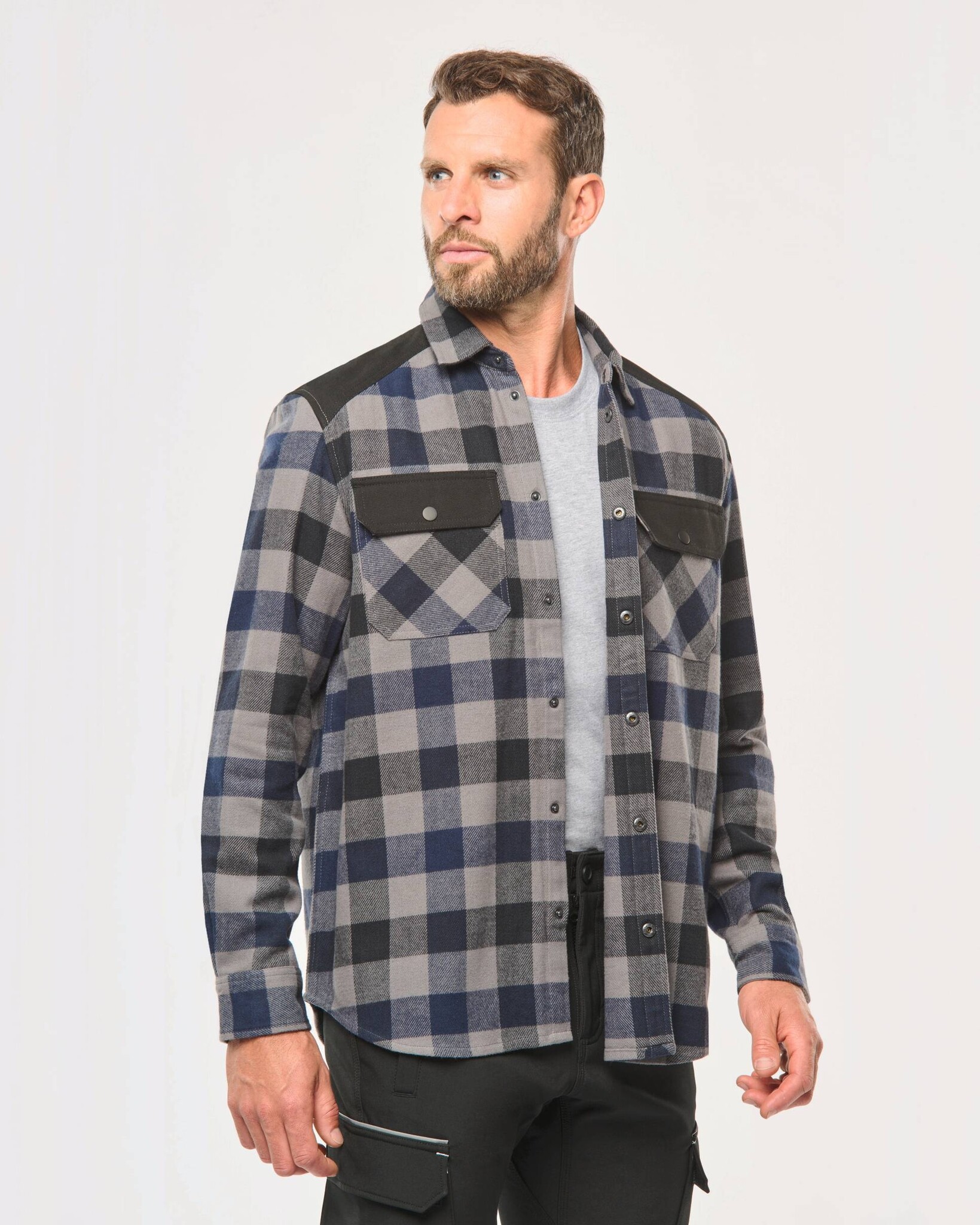 Dubinik Heren Geruit Flanellen Overhemd - 100% Katoen Casual Button-Down Lange Mouwen