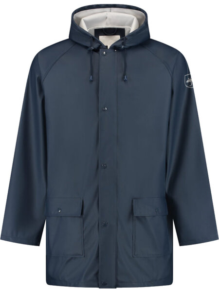 Huismerk Navy Regenjas PU