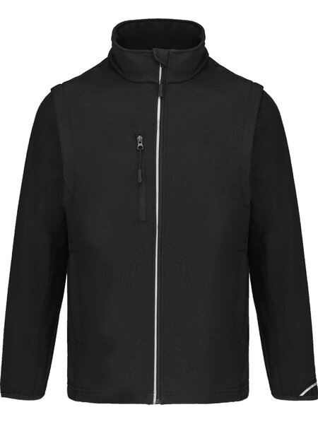 Proact PA323 Heren Softshell Jas met afritsbare mouwen