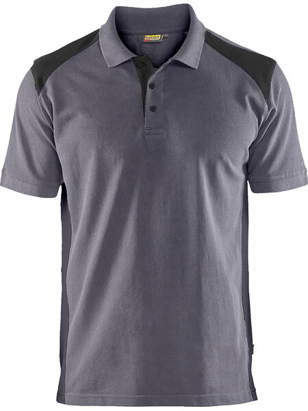 Blaklader 3324 Werkpolo Piqué  Zwart met steunkleur