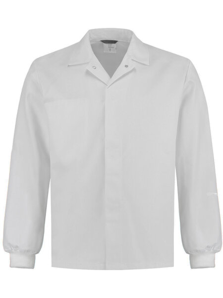Huismerk Foodstofjasje met manchetten (kort) polyester/katoen