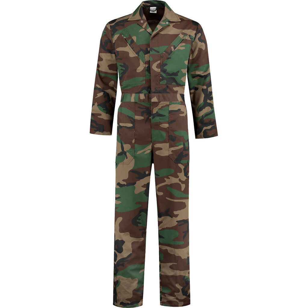 Huismerk Overall Camouflage - polyester/katoen
