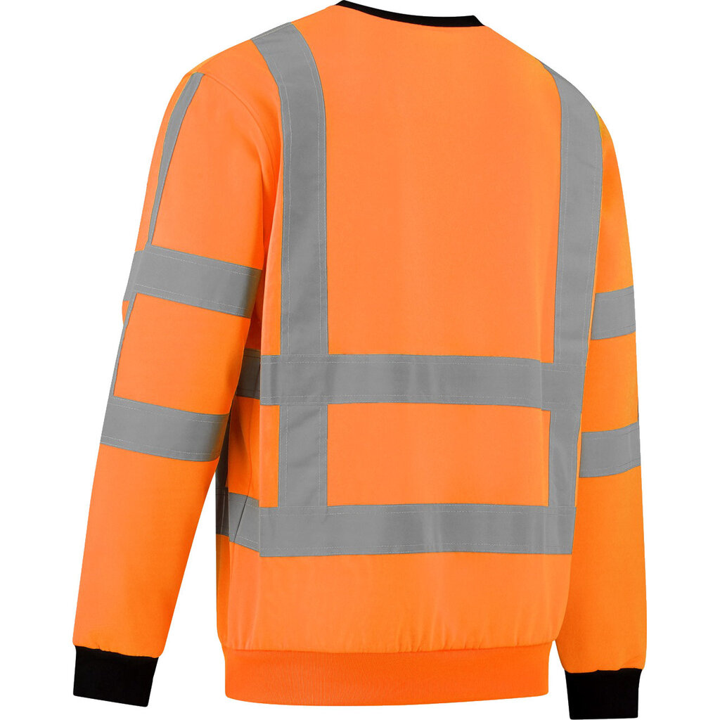 Huismerk Sweater RWS met zwarte manchetten