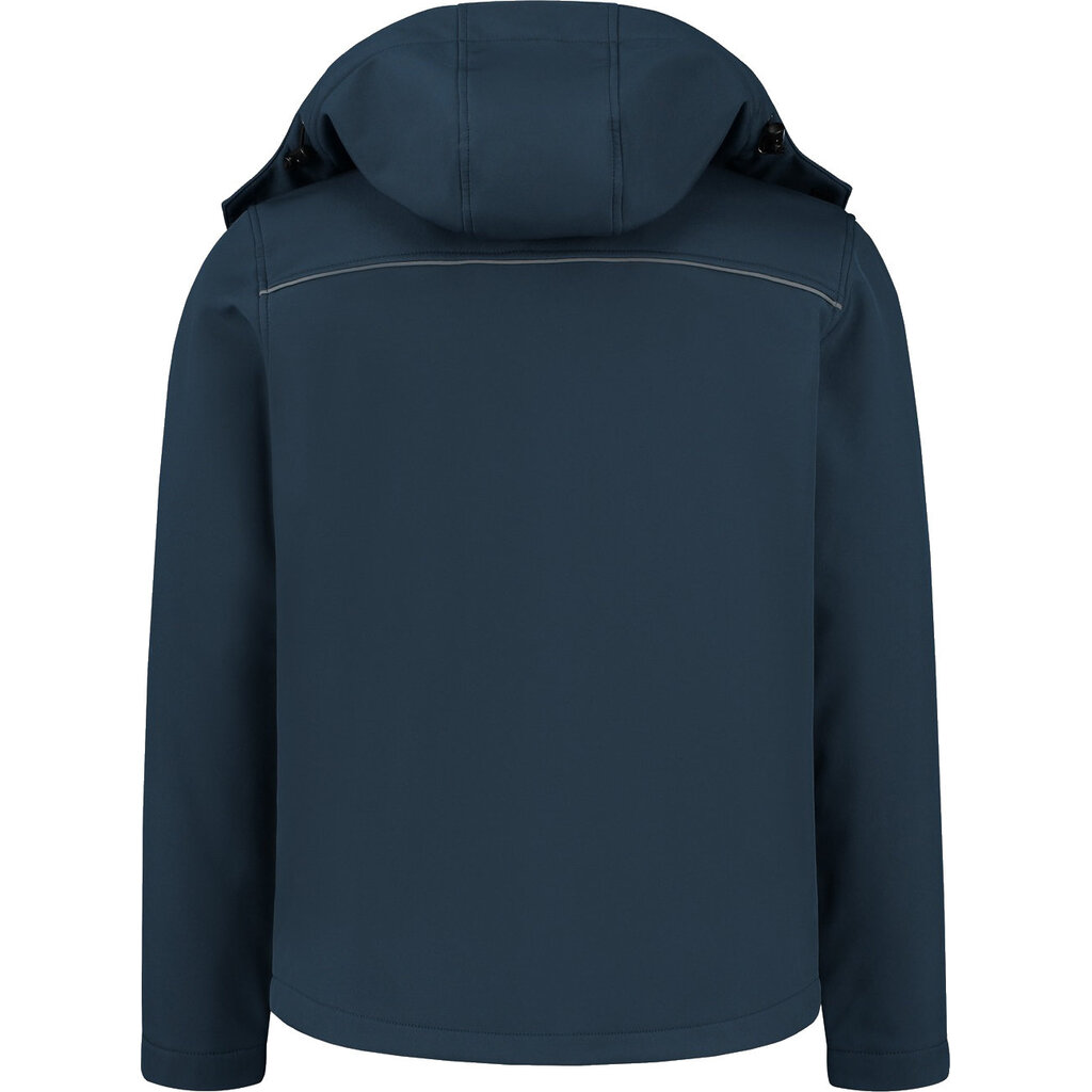 Huismerk Softshelljas basic met capuchon
