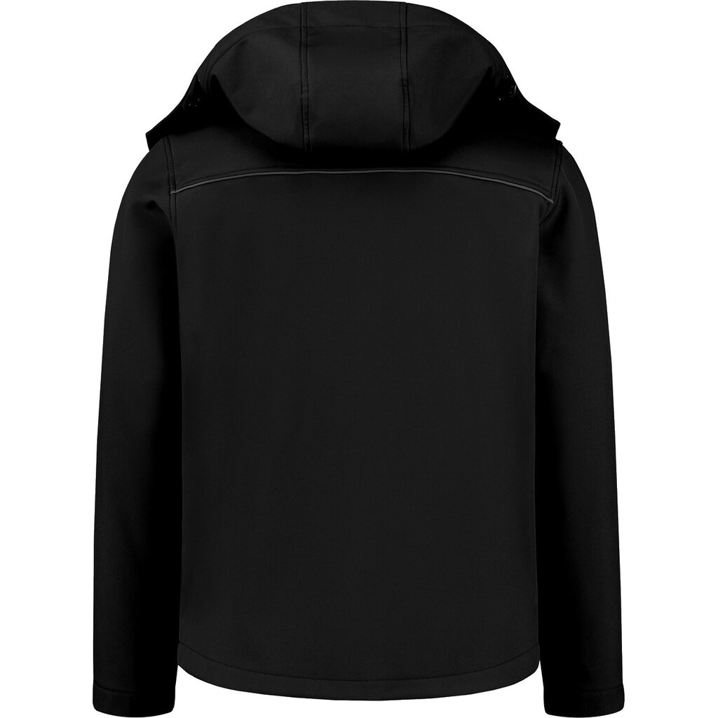 Huismerk Softshelljas basic met capuchon
