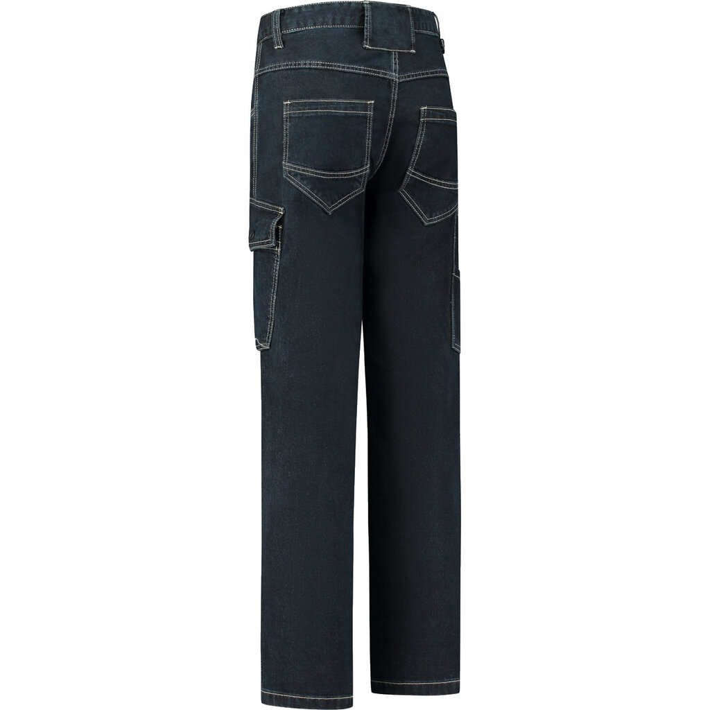 Huismerk Spijkerbroek stretch met cordura kniezakken