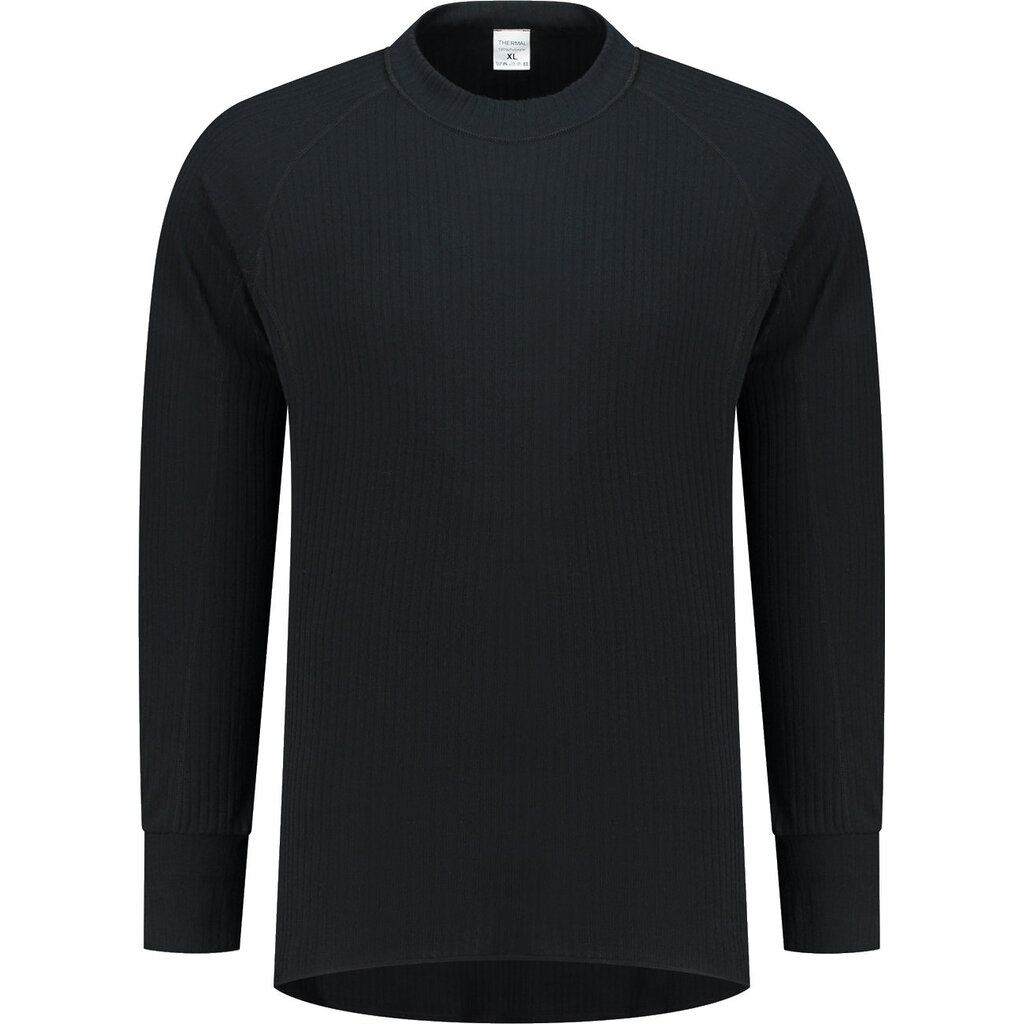 Huismerk Longsleeve thermoshirt Zwart