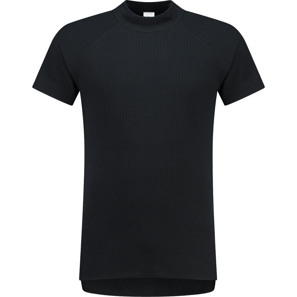 Huismerk Thermoshirt korte mouw zwart - 100% polyester
