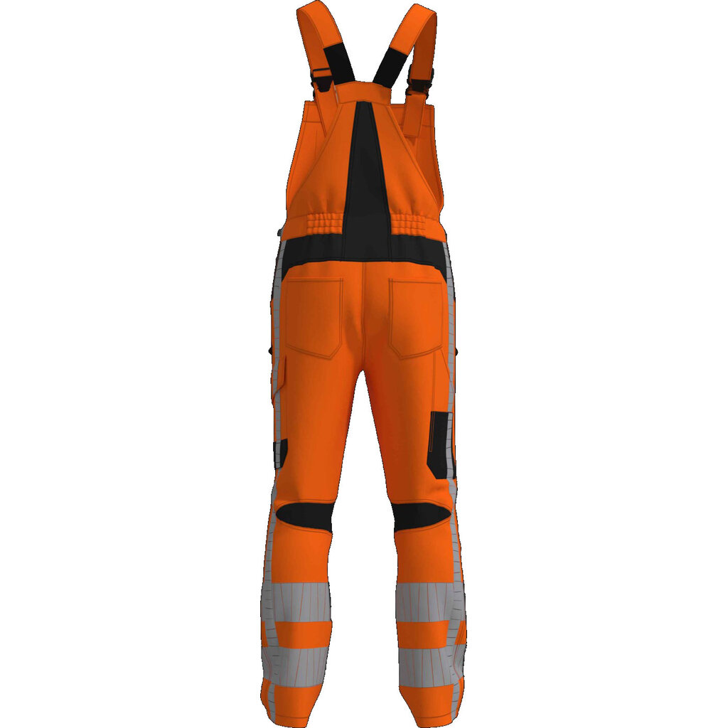 Huismerk Am. Overall high visibility RWS stretch Oranje