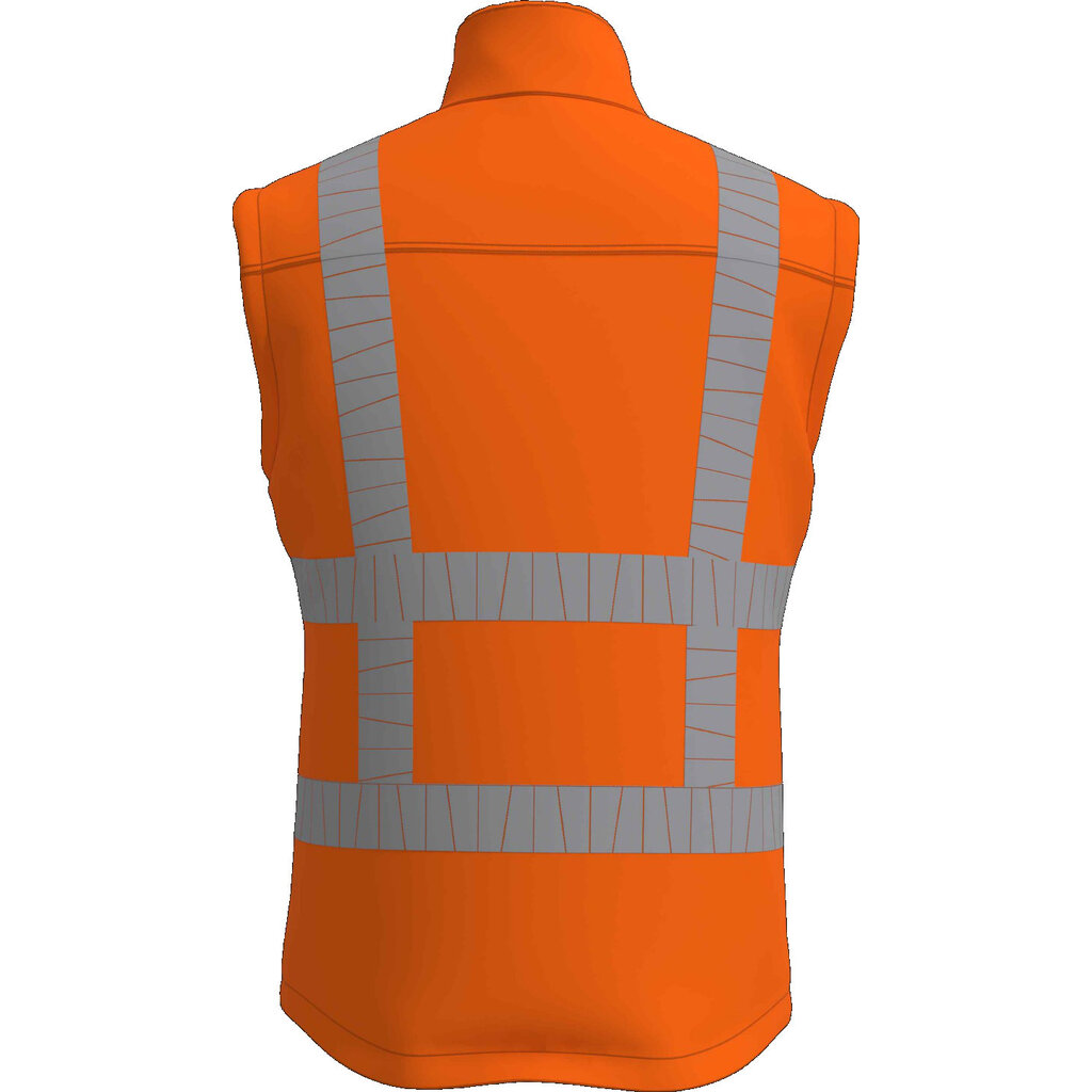 Huismerk Bodywarmer RWS - 100% gerecycled polyester Oranje