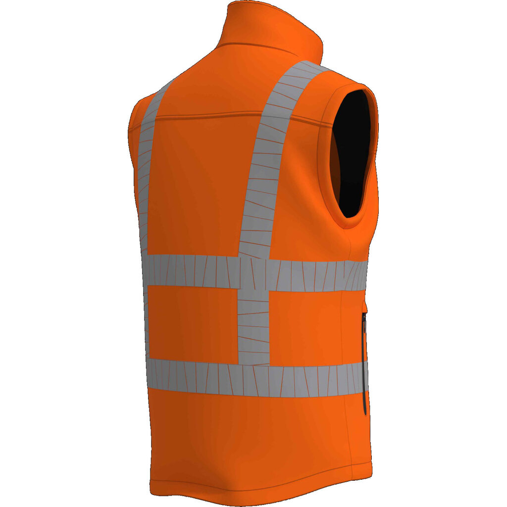 Huismerk Bodywarmer RWS - 100% gerecycled polyester Oranje