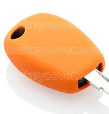 TBU car TBU car Car key cover compatible with Renault - Silicone Protective Remote Key Shell - FOB Case Cover - Orange