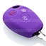 Capa para chave do carro compatível com Renault - Capa Protetora de Chave Remota de Silicone - Tampa Remota FOB - Roxo