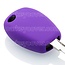 Capa para chave do carro compatível com Renault - Capa Protetora de Chave Remota de Silicone - Tampa Remota FOB - Roxo