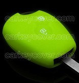 TBU car TBU car Funda Carcasa llave compatible con Renault - Funda de Silicona - Cover de Llave Coche - Glow in the Dark