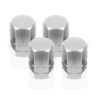 Tire valve caps (universal) - Silver