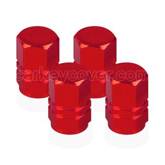 Casquillos de v√°lvulas para neum√°ticos - Rojo (universal)